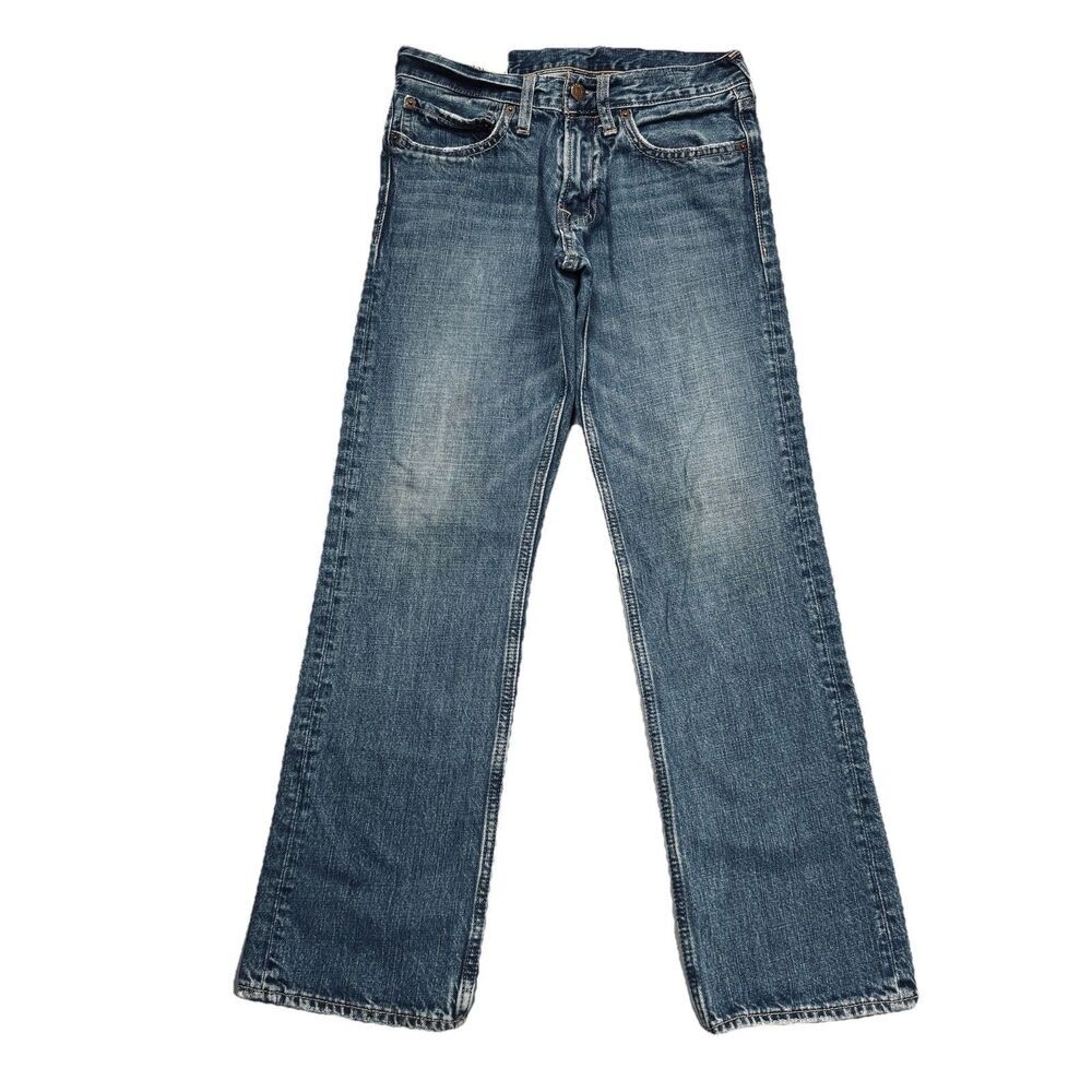 Hollister Balboa Classic Straight Jeans Mens 28x30 Measure 28x29 Distress Cotton